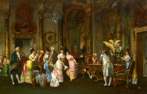 'A New Adornment' by Clément Pujol de Guastavino, 1878