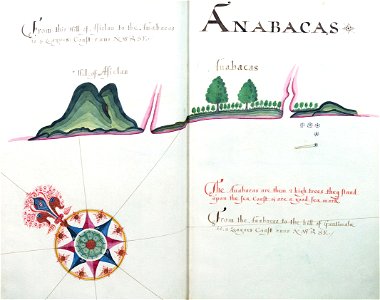 'A Waggoner of the South Sea describing the sea coast from Acapulco to Albermarle Isle, made by William Hack at the signe of great Britaine and Ireland in Wapping. Anno 1685'. RMG C4563 18