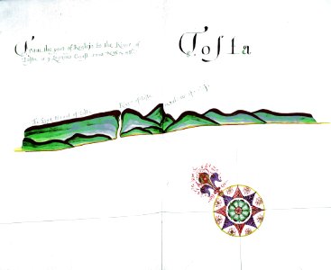 'A Waggoner of the South Sea describing the sea coast from Acapulco to Albermarle Isle, made by William Hack at the signe of great Britaine and Ireland in Wapping. Anno 1685'. RMG C4563 28