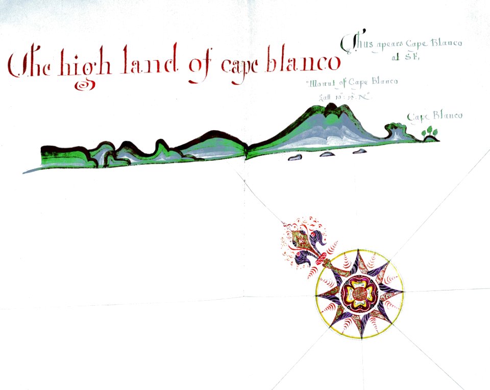 'A Waggoner of the South Sea describing the sea coast from Acapulco to Albermarle Isle, made by William Hack at the signe of great Britaine and Ireland in Wapping. Anno 1685'. RMG C4563 35