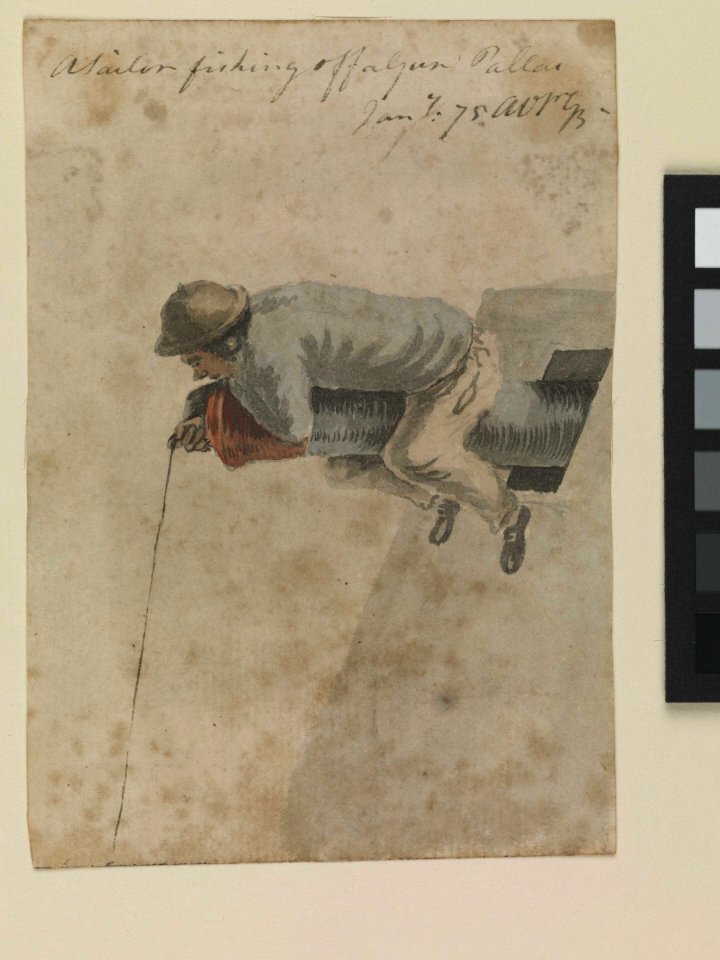 'A Sailor fishing off a gun (on the) Pallas' (Bray album) RMG PT2016