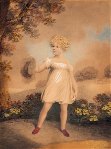 'A Confident Child' - Adam Buck - 1809. Free illustration for personal and commercial use.