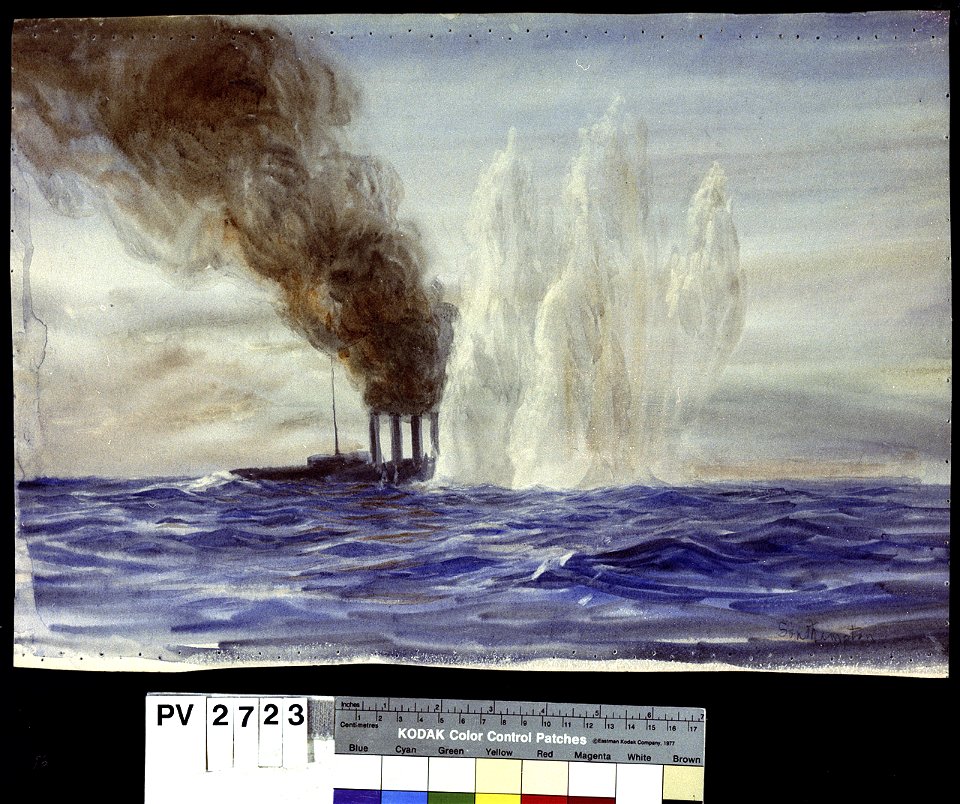 ' Southampton at the Battle of Jutland' RMG PV2723