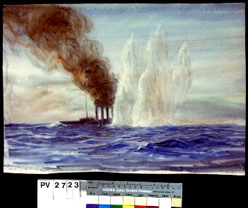 ' Southampton at the Battle of Jutland' RMG PV2723