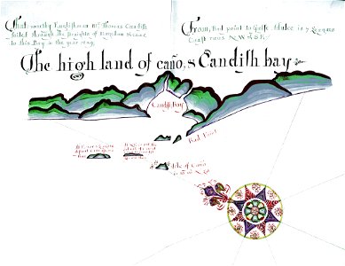 'A Waggoner of the South Sea describing the sea coast from Acapulco to Albermarle Isle, made by William Hack at the signe of great Britaine and Ireland in Wapping. Anno 1685'. RMG C4563 38