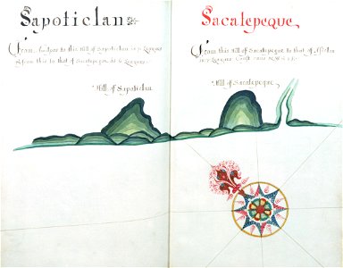 'A Waggoner of the South Sea describing the sea coast from Acapulco to Albermarle Isle, made by William Hack at the signe of great Britaine and Ireland in Wapping. Anno 1685'. RMG C4563 17