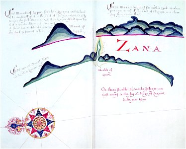 'A Waggoner of the South Sea describing the sea coast from Acapulco to Albermarle Isle, made by William Hack at the signe of great Britaine and Ireland in Wapping. Anno 1685'. RMG C4563 78