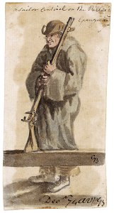 'A sailor centinel on the Pallas's gangway' (Bray album) RMG L5333