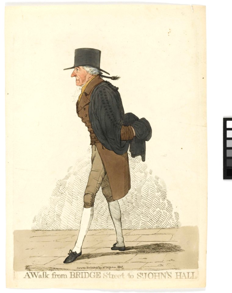 'A Walk from Bridge Street to St John's Hall' RMG PY6144