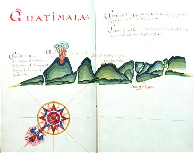 'A Waggoner of the South Sea describing the sea coast from Acapulco to Albermarle Isle, made by William Hack at the signe of great Britaine and Ireland in Wapping. Anno 1685'. RMG C4563 19