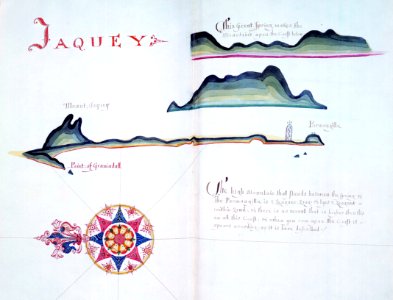 'A Waggoner of the South Sea describing the sea coast from Acapulco to Albermarle Isle, made by William Hack at the signe of great Britaine and Ireland in Wapping. Anno 1685'. RMG C4563 92