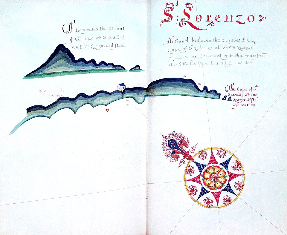 'A Waggoner of the South Sea describing the sea coast from Acapulco to Albermarle Isle, made by William Hack at the signe of great Britaine and Ireland in Wapping. Anno 1685'. RMG C4563 65
