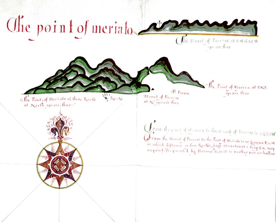 'A Waggoner of the South Sea describing the sea coast from Acapulco to Albermarle Isle, made by William Hack at the signe of great Britaine and Ireland in Wapping. Anno 1685'. RMG C4563 43
