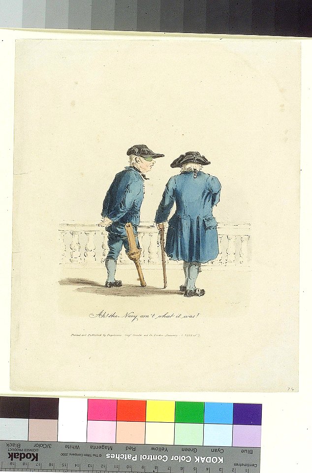 'Ah! the Navy arn't what it was!' (Greenwich Pensioners) RMG PY3319