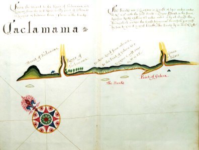 'A Waggoner of the South Sea describing the sea coast from Acapulco to Albermarle Isle, made by William Hack at the signe of great Britaine and Ireland in Wapping. Anno 1685'. RMG C4563 4