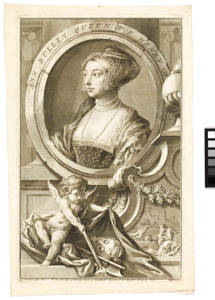 'Ann Bullen Queen of K. Henry VIII' RMG PY6069