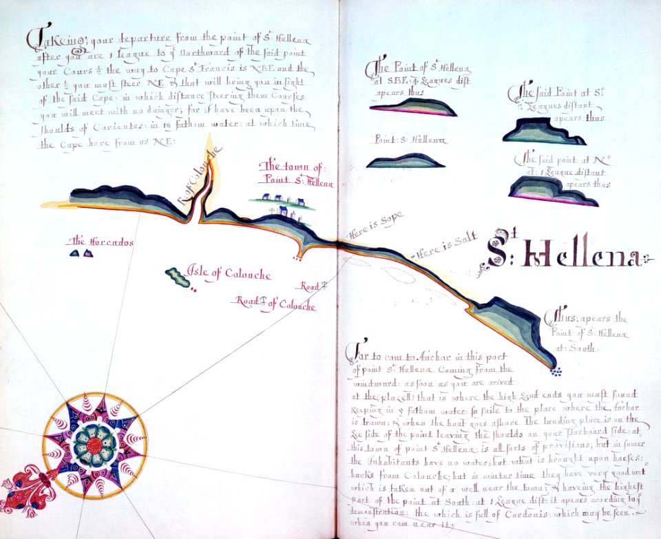 'A Waggoner of the South Sea describing the sea coast from Acapulco to Albermarle Isle, made by William Hack at the signe of great Britaine and Ireland in Wapping. Anno 1685'. RMG C4563 68