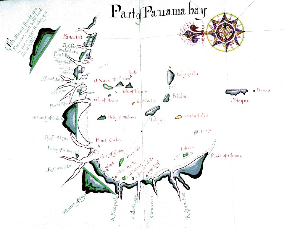 'A Waggoner of the South Sea describing the sea coast from Acapulco to Albermarle Isle, made by William Hack at the signe of great Britaine and Ireland in Wapping. Anno 1685'. RMG C4563 47