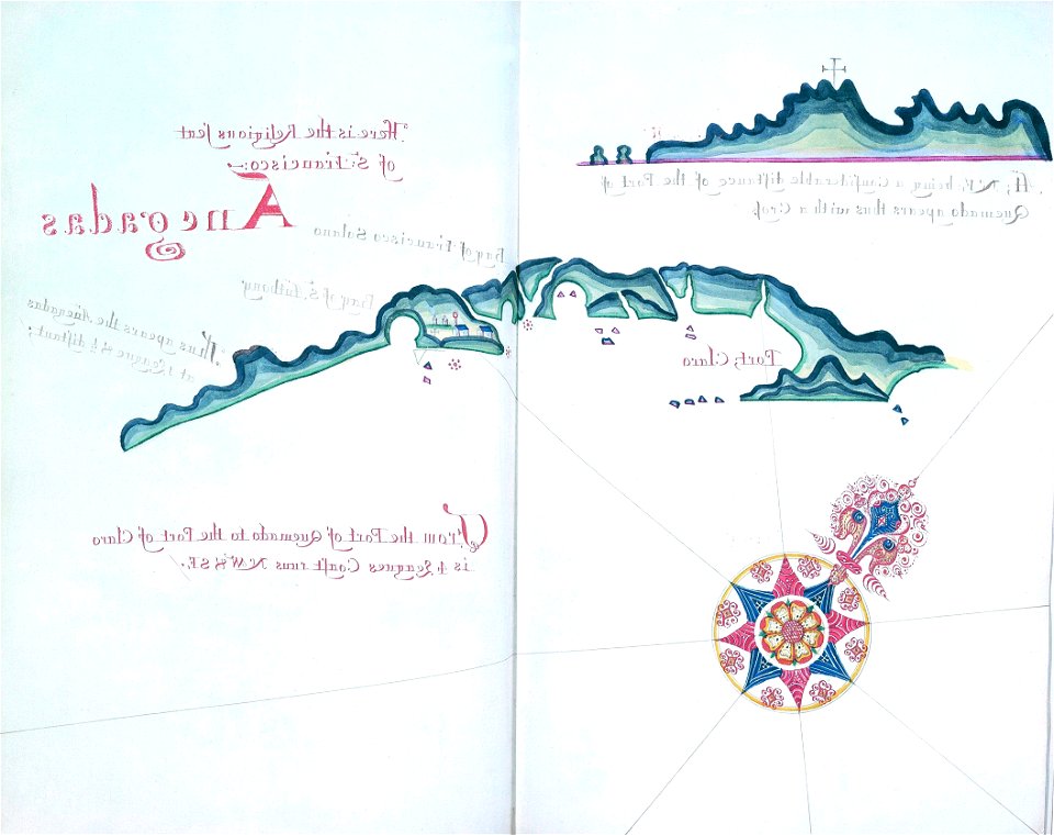 'A Waggoner of the South Sea describing the sea coast from Acapulco to Albermarle Isle, made by William Hack at the signe of great Britaine and Ireland in Wapping. Anno 1685'. RMG C4563 55