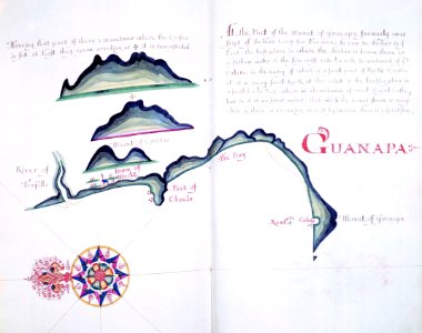 'A Waggoner of the South Sea describing the sea coast from Acapulco to Albermarle Isle, made by William Hack at the signe of great Britaine and Ireland in Wapping. Anno 1685'. RMG C4563 84