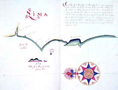 'A Waggoner of the South Sea describing the sea coast from Acapulco to Albermarle Isle, made by William Hack at the signe of great Britaine and Ireland in Wapping. Anno 1685'. RMG C4563 98