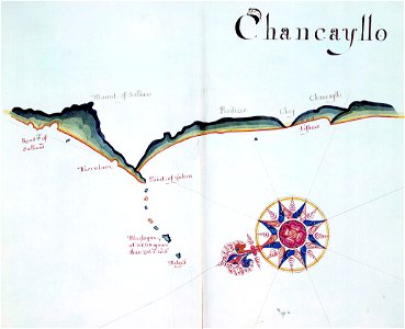 'A Waggoner of the South Sea describing the sea coast from Acapulco to Albermarle Isle, made by William Hack at the signe of great Britaine and Ireland in Wapping. Anno 1685'. RMG C4563 95