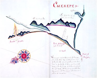 'A Waggoner of the South Sea describing the sea coast from Acapulco to Albermarle Isle, made by William Hack at the signe of great Britaine and Ireland in Wapping. Anno 1685'. RMG C4563 79