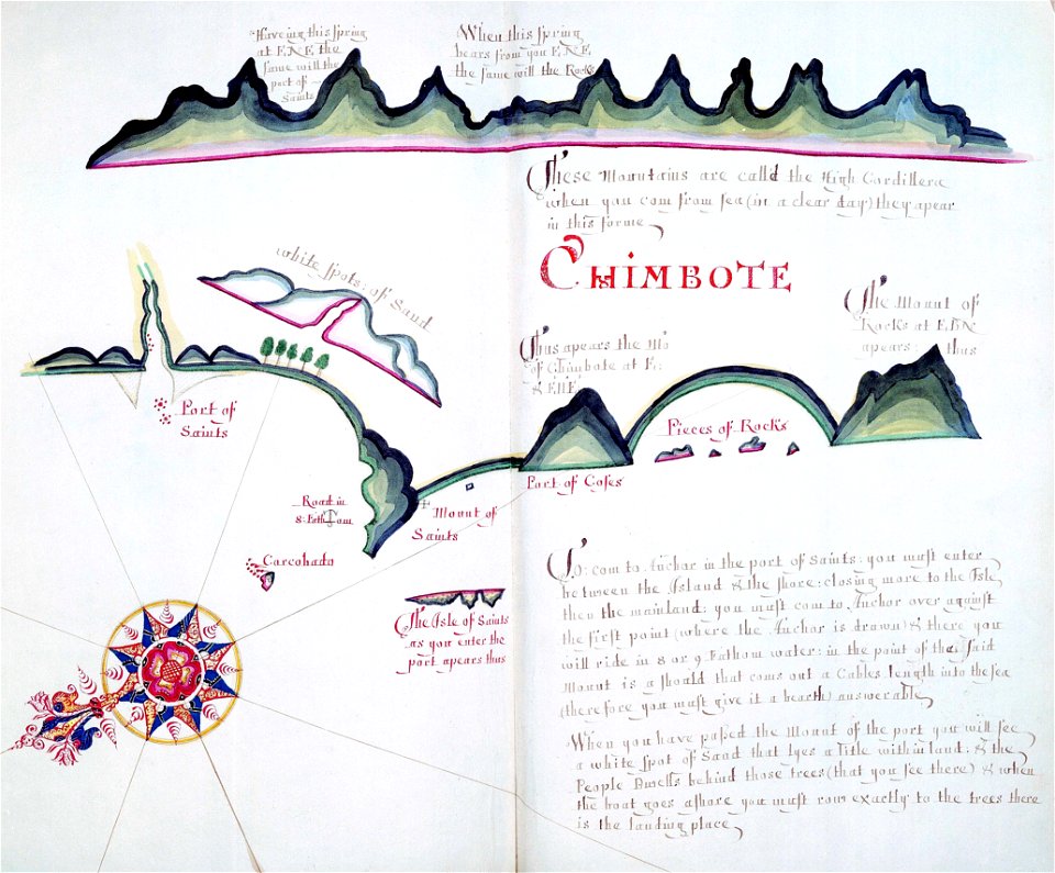 'A Waggoner of the South Sea describing the sea coast from Acapulco to Albermarle Isle, made by William Hack at the signe of great Britaine and Ireland in Wapping. Anno 1685'. RMG C4563 86