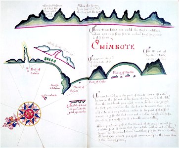 'A Waggoner of the South Sea describing the sea coast from Acapulco to Albermarle Isle, made by William Hack at the signe of great Britaine and Ireland in Wapping. Anno 1685'. RMG C4563 86