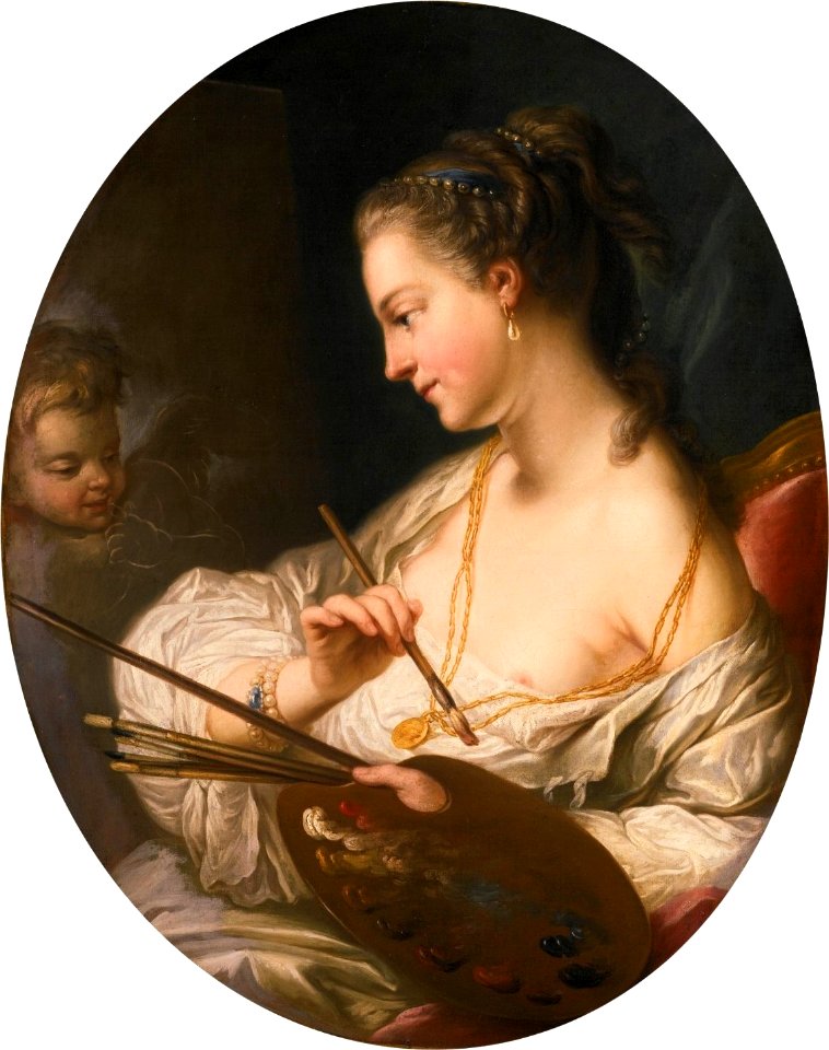 'Allegory of Painting' by Carle van Loo