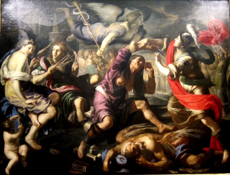 'Alexander the Great and the Fates' by Bernardo Mei, Cincinnati Art Museum