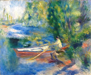 'Au Bord de l'Eau' by Pierre-Auguste Renoir, 1885