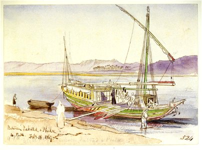 'Between Daboad and Phila. 4.P.M. Feby 18. 1867.' (524) RMG PU9106