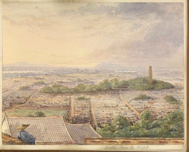 'Canton from the Heights' (Guangzhou, China) RMG PT2083