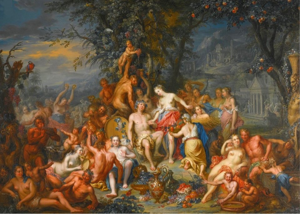 'Bacchus and Pomona' by Franz Christoph Janneck