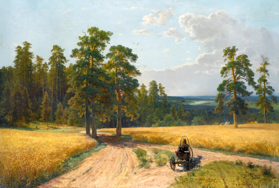 'At the Edge of the Pine Forest' by Ivan Shishkin, 1898