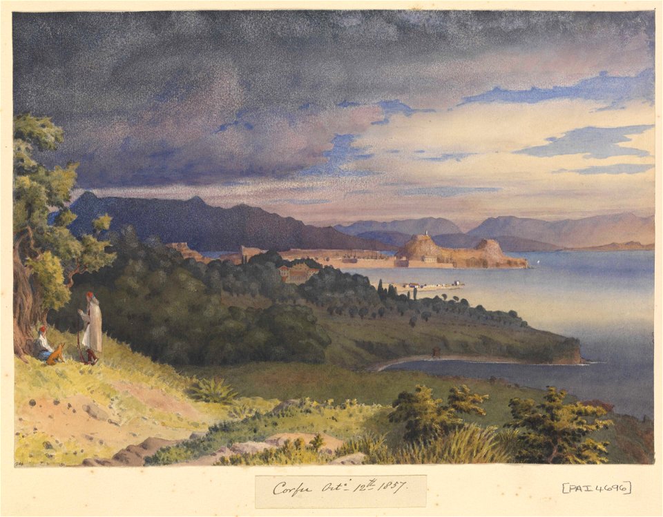 'Corfu, Octr. 12th 1857' (Greece) RMG PZ4696
