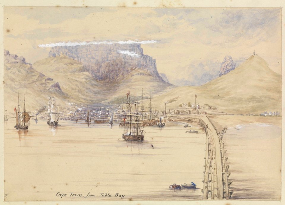'Cape Town from Table Bay' RMG PT2051