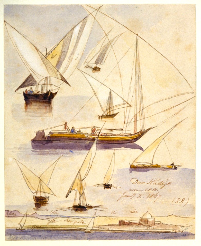 'Deir Kadige noon - 1 P.M. Jany. 2. 1867 (28)' RMG PU9103