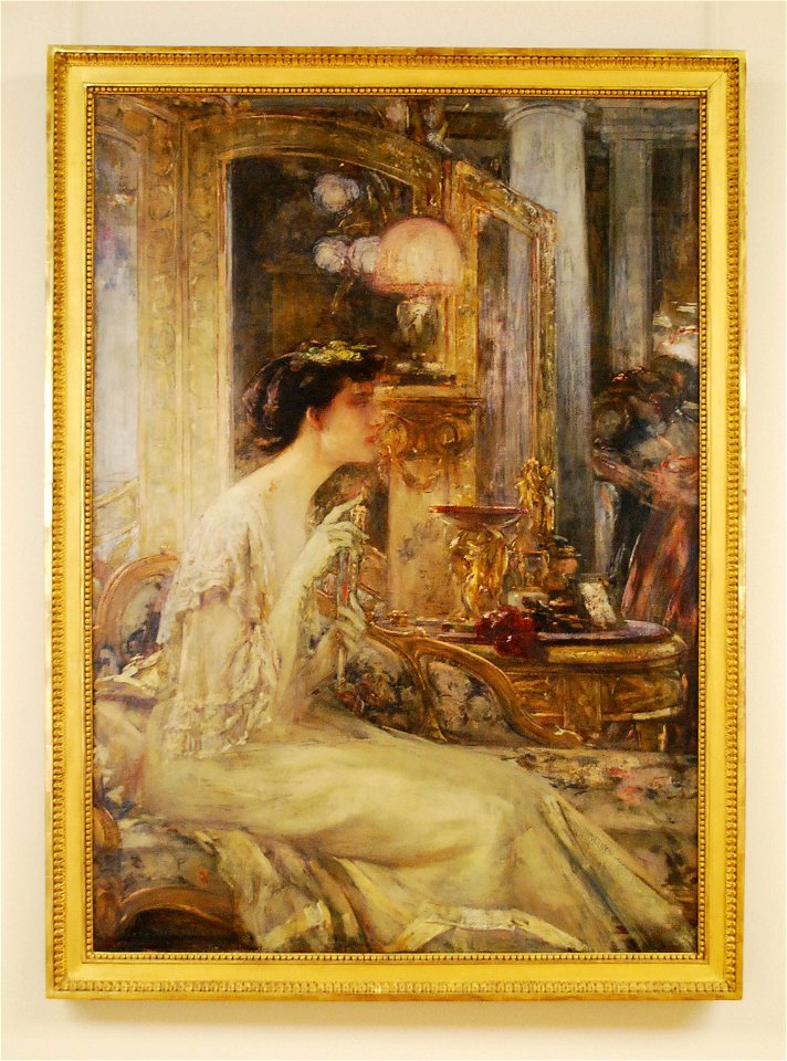 'En soirée, Madame Pascal Blanchard' (1903) - George Desvallières