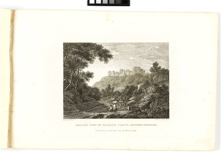 'Distant View of Ragland Castle, Monmouthshire' RMG PY6152