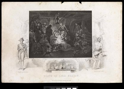 'Death of Lord Nelson, Trafalgar Octr 21 1805' RMG PU4093