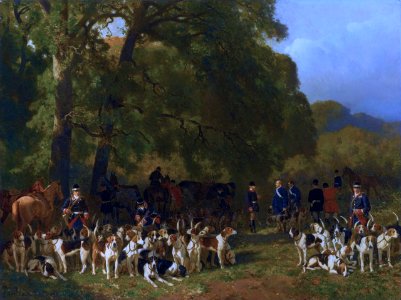 'Départ pour la Chasse' by Jules Didier