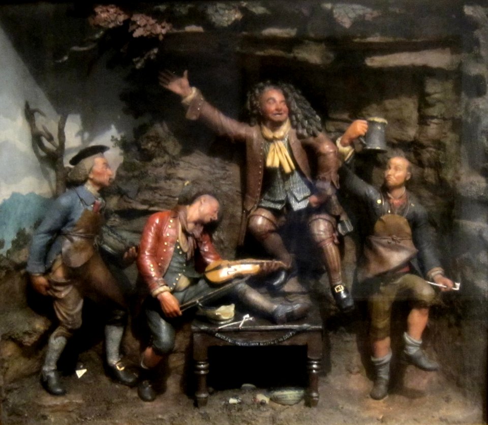'England Expects Every Man to Do His Duty', polychromed wax sculpture by Samuel Percy
