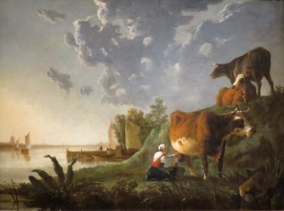 'Evening in the Meadows' by Aelbert Cuyp, Norton Simon Museum