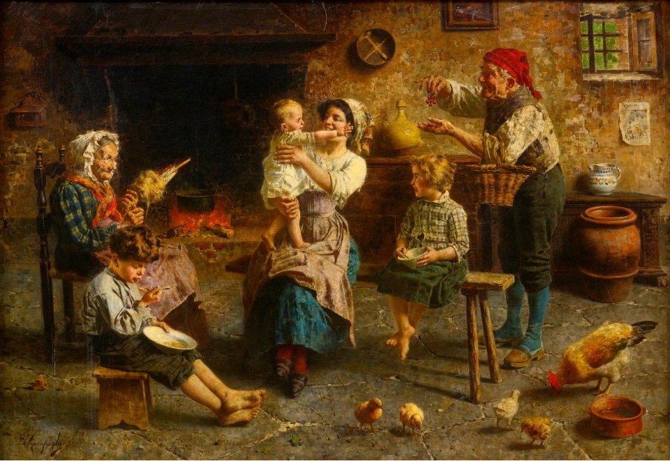 'Grandpa's Favorite' by Eugenio Zampighi