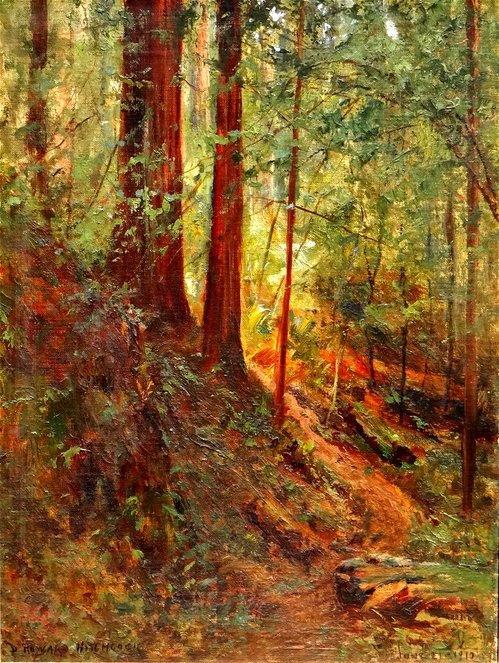 'From the Road on the Way to Stinson Beach from Mill Valley' by David Howard Hitchcock