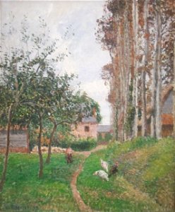 'Gray Day, Varengeville, Auberge du Manoir' by Camille Pissarro, Cincinnati
