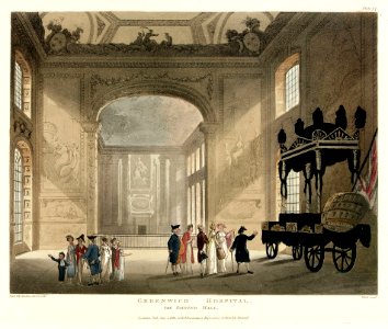 'Greenwich Hospital. The Painted Hall' RMG PW7631