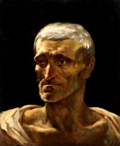 'Head of a Shipwrecked Man' by Theodore Géricault